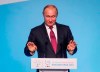 Russian President Vladimir Putin gestures while speaking during the opening ceremony for the 29th Winter Universiade games at the Platinum Arena in Krasnoyarsk, Russia, Saturday, March 2, 2019. (Maxim Shemetov/Pool Photo via AP)