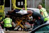 Mark Baker / The Associated Press
Ambulance staff take a man from outside a mosque in central Christchurch, New Zealand, Friday, March 15, 2019. A witness says many people have been killed in a mass shooting at a mosque in the New Zealand city of Christchurch. (AP Photo/Mark Baker)