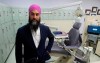 NDP leader Jagmeet Singh waits in a college dental hygienie clinic in Sudbury, Ontario on Wednesday September 18, 2019. An NDP government would extend full public dental coverage to households making less than $70,000 a year, leader Jagmeet Singh said Wednesday in a first step toward including dentistry in public health care for everyone. THE CANADIAN PRESS/Adrian Wyld