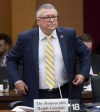 Public Safety and Emergency Preparedness Minister Ralph Goodale waits to appear before the Senate Committee on National Security and Defence in Ottawa, Monday, March 18, 2019. THE CANADIAN PRESS/Adrian Wyld