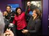 RUTH BONNEVILLE / WINNIPEG FREE PRESS
Tory-backed Paula Havixbeck (right) celebrates her election victory Wednesday night with Tuxedo MLA Heather Stefanson.