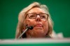 Federal Green Party Leader Elizabeth May attends the launch of her party's election platform in Toronto on Monday September 16, 2019. THE CANADIAN PRESS/Chris Young