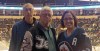 SUPPLIED                                      

Missing teacher Kevin Dilk, left, his dad Lloyd centre, and his sister, Heather.

Photo taken at a Manitoba Moose game last year.