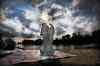 Joe Bryksa / Winnipeg Free Press
An angel sits on the Alexander Docks Wednesday morning after Tuesday night's vigil to remember Tina Fontaine and Faron Hall, whose bodies were pulled from the Red River.