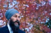 NDP Leader Jagmeet Singh responds to questions during a news conference in Ottawa, on Thursday, October 10, 2019. THE CANADIAN PRESS/Paul Chiasson