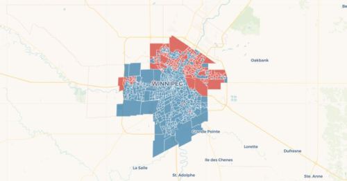 Map: Poll-by-poll data shows dividing lines in mayoral race, Portage and Main vote