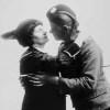 L.B. Foote / Archives of Manitoba
Soldier in farewell embrace, 1914.