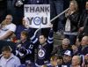 Winnipeg Jets fans at their final game of the season against the Tampa Bay Lightning, April 7, 2012. (Trevor Hagan / Winnipeg Free Press files)