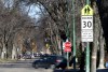 TREVOR HAGAN / WINNIPEG FREE PRESS

30km/h school zone speed limit sign on Grosvernor Avenue near Wilton Street, Thursday, October 18, 2018.