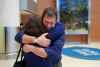 RUTH BONNEVILLE  /  WINNIPEG FREE PRESS  

Andrew Prokopchuk is all smiles as he's greeted by his wife Patti.