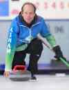 Sean Grassie, 41, a competitive curler based out of Deer Lodge Curling Club, has been playing in the Open since he was 19. (Ruth Bonneville / Winnipeg Free Press)