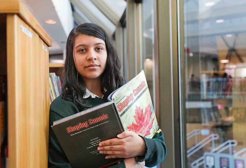 Ruth Bonneville
RUTH BONNEVILLE  /  WINNIPEG FREE PRESS 



local - Balmoral Hall equity conference





EQUITY CONFERENCE – Balmoral Hall students host its third annual Equity Conference on Indigenous languages and art  Tuesday. 



Photo of Balmoral Hall grade 10 student - Sarah Mathews with one of the text books on Indigenous studies her and her class are working on. 



The conference was launched in order to comply with the TRC’s calls to action around implementing age appropriate curriculum on residential schools, treaties and Indigenous peoples’ histories. 



See story by MAGGIE Macintosh 

Feb 11th,, 2020