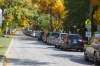 MIKE DEAL / WINNIPEG FREE PRESS
The long line of cars with people waiting to get tested at the COVID-19 testing facility at 1284 Main St. Tuesday around noon.