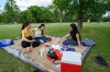 JESSE BOILY  / WINNIPEG FREE PRE
JESSE BOILY  / WINNIPEG FREE PRESS

Janet Truong, left to right, Loren Panaligan, and Fay Fajardo enjoy the warm weather with a picnic at Assiniboine park on Monday. Monday, June 29, 2020.

Reporter: STDUP