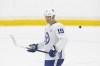 Toronto Maple Leafs' Jason Spezza attends the NHL team's training camp in Toronto on Tuesday, July 14, 2020. THE CANADIAN PRESS/Chris Young