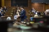 Prime Minister Justin Trudeau rises during Question Period in the House of Commons on Parliament Hill, in Ottawa, Tuesday, Sept. 29, 2020. Opposition parties are poised to approve a parliamentary probe of the Trudeau government's handling of the COVID-19 pandemic despite growing objections from industry and experts. THE CANADIAN PRESS/Justin Tang