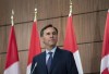 Minister of Finance Bill Morneau announces his resignation during a news conference on Parliament Hill in Ottawa on August 17, 2020. THE CANADIAN PRESS/Justin Tang