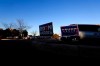 A view of a campaign signs in support of Democratic presidential candidate, former Vice President Joe Biden, and President Donald Trump, at the Fairfield Greens South Trace Golf Course polling location on Election Day, Tuesday, Nov. 3, 2020, in Cincinnati. THE CANADIAN PRESS/AP, Aaron Doster