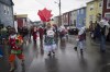 People gather dressed in costume during the annual Mummers Parade in downtown St. John's, Saturday, Dec. 19, 2015. Newfoundland and Labrador public health officials have issued advice for those looking to stay COVID-safe while marauding around town with underwear worn outside their clothes. THE CANADIAN PRESS/Jonathan Hayward