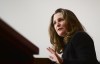 Deputy Prime Minister Chrystia Freeland holds a media availability in Ottawa on November 23, 2020. THE CANADIAN PRESS/Sean Kilpatrick