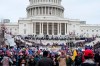 Trump supporters gather outside the Capitol, Wednesday, Jan. 6, 2021, in Washington. As Congress prepares to affirm president-elect Joe Biden's victory, thousands of people gathered to show their support for President Donald Trump and his claims of election fraud. Some forced their way into the building, causing Congress to suspend its work. THE CANADIAN PRESS/AP, Jose Luis Magana