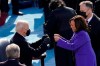 President-elect Joe Biden congratulates Vice President Kamala Harris after she was sworn in during the 59th Presidential Inauguration at the U.S. Capitol in Washington, Wednesday, Jan. 20, 2021. THE CANADIAN PRESS/AP-Carolyn Kaster