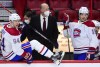 Montreal Canadiens head coach Claude Julien looks towards the ice as his team takes on the Ottawa Senators during second period NHL action in Ottawa on Tuesday, Feb. 23, 2021. The Canadiens have fired head coach Julien and associate coach Kirk Muller. THE CANADIAN PRESS/Sean Kilpatrick