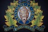 The RCMP logo is seen outside Royal Canadian Mounted Police 