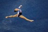 FILE - Emily Lee competes in the floor exercise during the senior women's competition at the 2019 U.S. Gymnastics Championships in Kansas City, Mo., in this Friday, Aug. 9, 2019, file photo. Lee is among the 18 women competing at the 2021 U.S. Olympic Trials in St. Louis starting on Friday night, June 25. (AP Photo/Charlie Riedel, File)