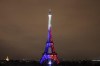 Fireworks illuminate the Eiffel Tower in Paris during Bastille Day celebrations late Wednesday, July 14, 2021. France celebrated its national holiday Wednesday with thousands of troops marching in a Paris parade, after last year's events were scaled back because of COVID-19 virus fears. (AP Photo/Lewis Joly)