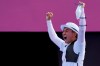 South Korea's Kim Je Deok celebrates at the end of the men's team semifinal match against Japan at the 2020 Summer Olympics, Monday, July 26, 2021, in Tokyo, Japan. (AP Photo/Alessandra Tarantino)