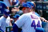 Chicago Cubs' Anthony Rizzo sits on the bench during a baseball game against the Cincinnati Reds Thursday, July 29, 2021, in Chicago. (AP Photo/Charles Rex Arbogast)