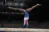 Simone Biles, of the United States, warms up prior to the artistic gymnastics balance beam final at the 2020 Summer Olympics, Tuesday, Aug. 3, 2021, in Tokyo, Japan. (AP Photo/Ashley Landis)