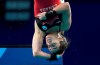 Meaghan Benfeito of Canada competes in women's diving 10m platform preliminary at the Tokyo Aquatics Centre at the 2020 Summer Olympics, Wednesday, Aug. 4, 2021, in Tokyo, Japan. THE CANADIAN PRESS/AP/Dmitri Lovetsky