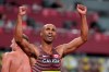 Canada's Damian Warner reacts after the 1500-metre race to win the gold medal in men's decathlon during the Tokyo Olympics in Tokyo, Japan on Thursday, August 5, 2021. THE CANADIAN PRESS/Frank Gunn