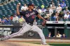 Washington Nationals pitcher Joe Ross delivers against the New York Mets during the third inning of the first game of their doubleheader baseball game, Wednesday, Aug. 11, 2021, in New York. (AP Photo/Mary Altaffer)