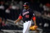 Washington Nationals' Josiah Gray walks to the dugout after he was pulled during the seventh inning of the team's baseball game against the Atlanta Braves early Saturday, Aug. 14, 2021, in Washington. The Braves won 4-2. (AP Photo/Nick Wass)
