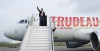 Liberal Leader Justin Trudeau boards his campaign plane in Toronto, Tuesday, Aug 17, 2021, en route to Vancouver, B.C. THE CANADIAN PRESS/Sean Kilpatrick