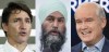 This composite image, made of three photographs show, from left to right, Liberal Leader Justin Trudeau in Halifax; NDP Leader Jagmeet Singh in Montreal and Conservative Leader Erin O'Toole in Ottawa. Each photograph was taken Monday, Aug. 23, 2021. THE CANADIAN PRESS/Jacques Boissinot, Sean Kilpatrick, Paul Chiasson, Ryan Remiorz