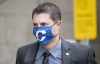 Conservative Member of Parliament for Regina-Wascana Michael Kram arrives at National Caucus wearing a party face mask Wednesday Sept. 9, 2020 in Ottawa. THE CANADIAN PRESS/Adrian Wyld