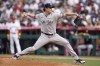 New York Yankees starting pitcher Gerrit Cole throws during the first inning of a baseball game against the Los Angeles Angels Wednesday, Sep. 1, 2021, in Anaheim, Calif. (AP Photo/Ashley Landis)