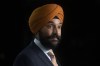Innovation, Science and Industry Minister Navdeep Bains listens to a reporters question during a news conference, Tuesday, November 17, 2020 in Ottawa. THE CANADIAN PRESS/Adrian Wyld
