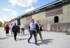 Liberal Leader Justin Trudeau, centre, along with Liberal candidates, makes a campaign stop at a steel plant during the Canadian federal election campaign in Welland, Ont., Monday, Sept. 6, 2021. THE CANADIAN PRESS/Nathan Denette