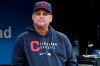 FILE - In this July 9, 2021, file photo, Cleveland Indians manager Terry Francona watches in the fifth inning of a baseball game against the Kansas City Royals in Cleveland. Francona will need several months of rehab to recover from toe surgery, his second operation since stepping aside for the season in July. Francona, who had hip replacement surgery in August, had surgery Tuesday, Sept. 7, 2021, at the Cleveland Clinic. The procedure was to fix his left big toe, which became infected during the offseason. (AP Photo/Tony Dejak, File)