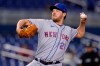 New York Mets' Rich Hill delivers a pitch during the first inning of the team's baseball game against the Miami Marlins, Wednesday, Sept. 8, 2021, in Miami. (AP Photo/Wilfredo Lee)