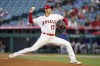Los Angeles Angels starting pitcher Shohei Ohtani (17) throws during the first inning of a baseball game Friday, Sep. 3, 2021, in Anaheim, Calif. (AP Photo/Ashley Landis)