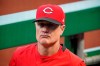 Cincinnati Reds manager David Bell stands in the dugout during a baseball game against the Pittsburgh Pirates in Pittsburgh, Tuesday, Sept. 14, 2021. (AP Photo/Gene J. Puskar)
