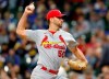 St. Louis Cardinals starting pitcher Adam Wainwright strikes out Milwaukee Brewers' Luis Urias for his career 2,000th strikeout during the fourth inning of a baseball game Thursday, Sept. 23, 2021, in Milwaukee. (AP Photo/Jeffrey Phelps)