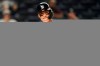 New York Yankees' Aaron Judge reacts after striking out during the first inning of a baseball game against the Texas Rangers Wednesday, Sept. 22, 2021, in New York. (AP Photo/Frank Franklin II)