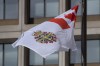 The Canadian Forces flag flies outside office buildings in Ottawa, Tuesday March 9, 2021. Military police say they are investigating “historic” allegations of sexual misconduct involving yet another senior commander, this time the officer responsible for human resources in the Canadian Armed Forces. THE CANADIAN PRESS/Adrian Wyld